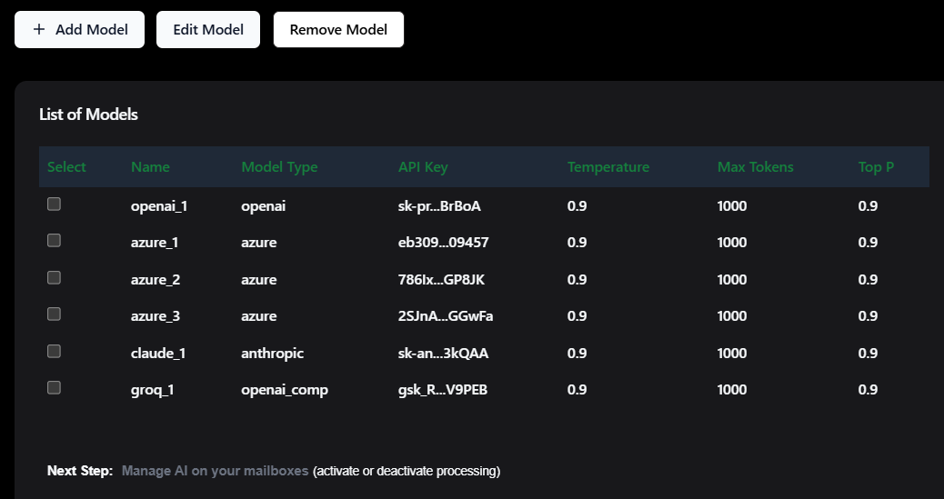Maildep screenshot 2
